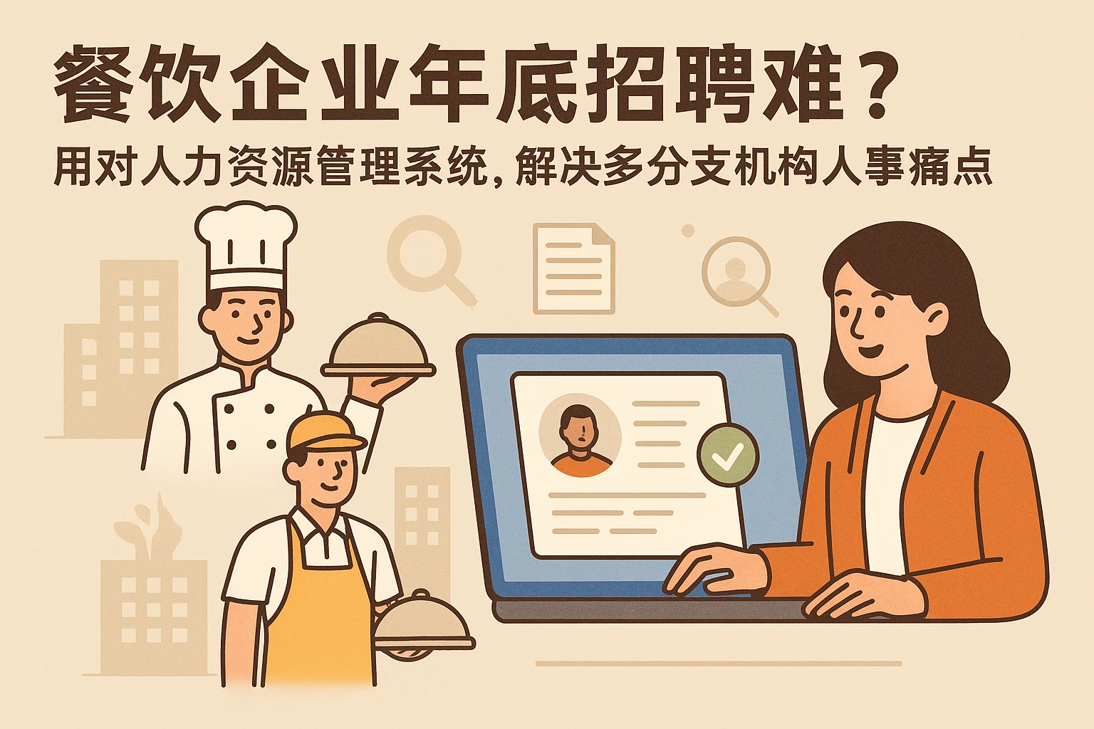 餐饮企业年底招聘难？用对人力资源管理系统，解决多分支机构人事痛点