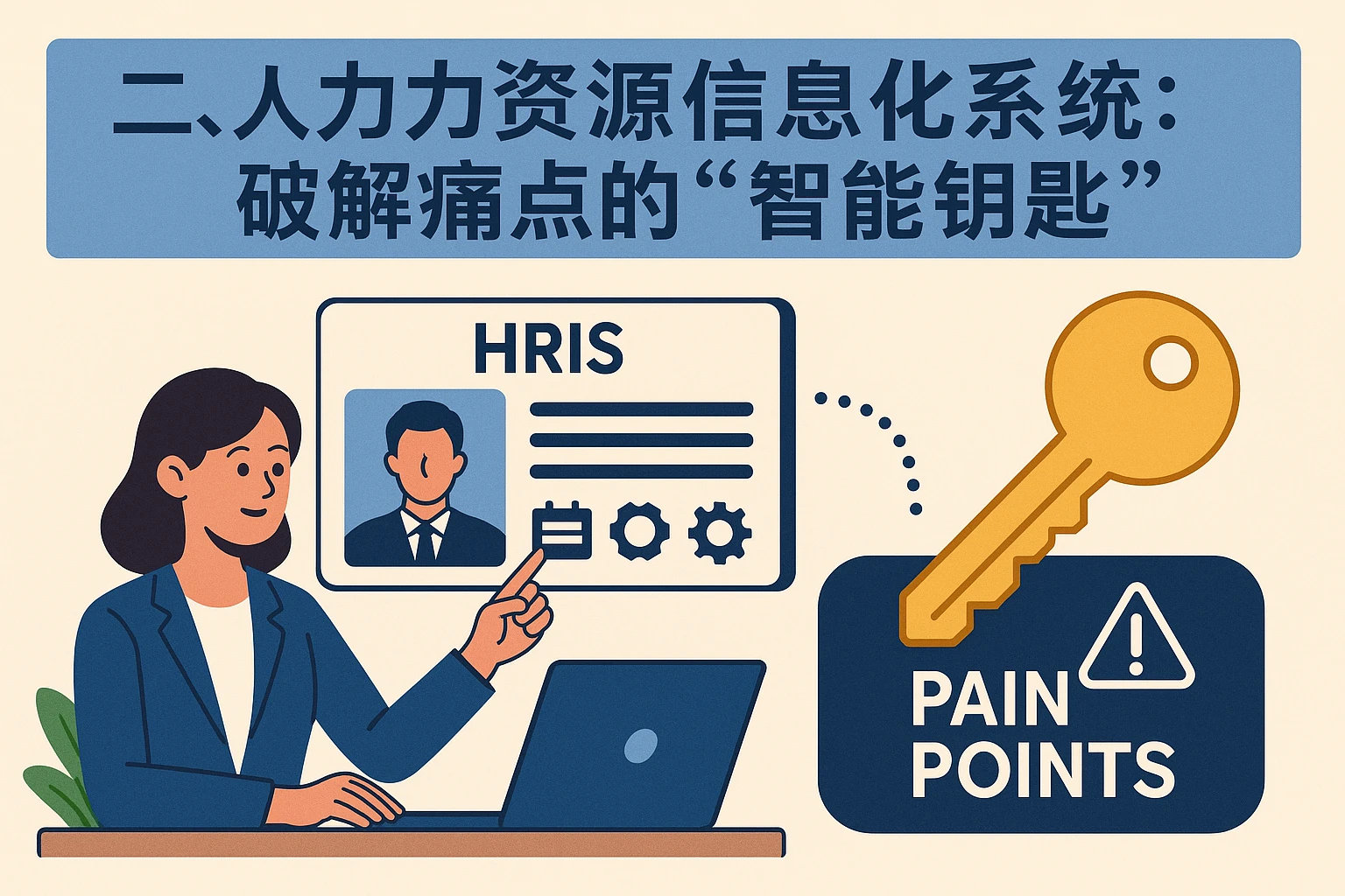 二、人力资源信息化系统：破解痛点的“智能钥匙”