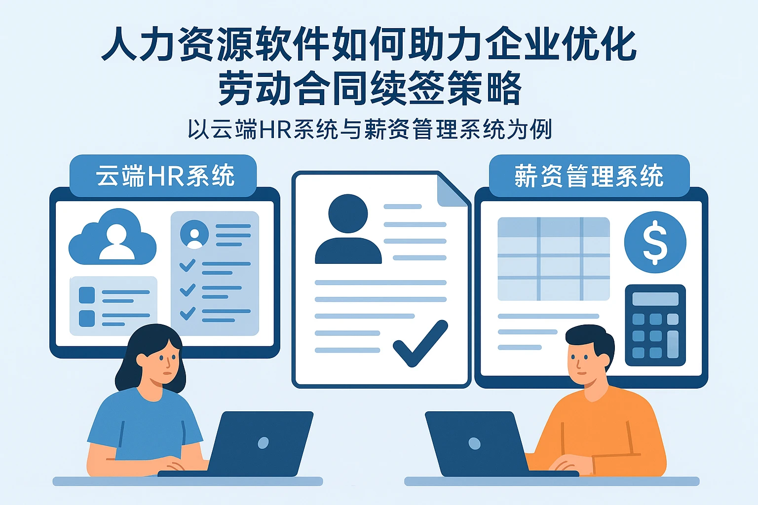 人力资源软件如何助力企业优化劳动合同续签策略——以云端HR系统与薪资管理系统为例