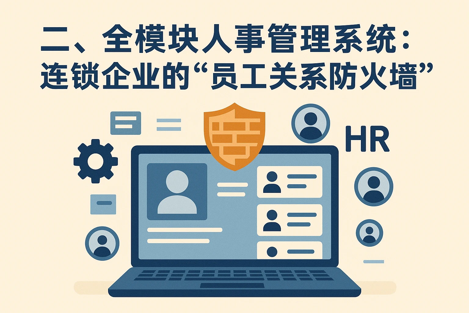 二、全模块人事管理系统：连锁企业的“员工关系防火墙”