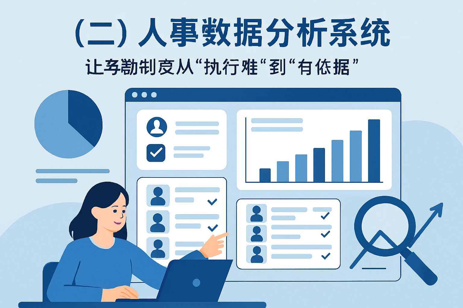 （二）人事数据分析系统：让考勤制度从“执行难”到“有依据”