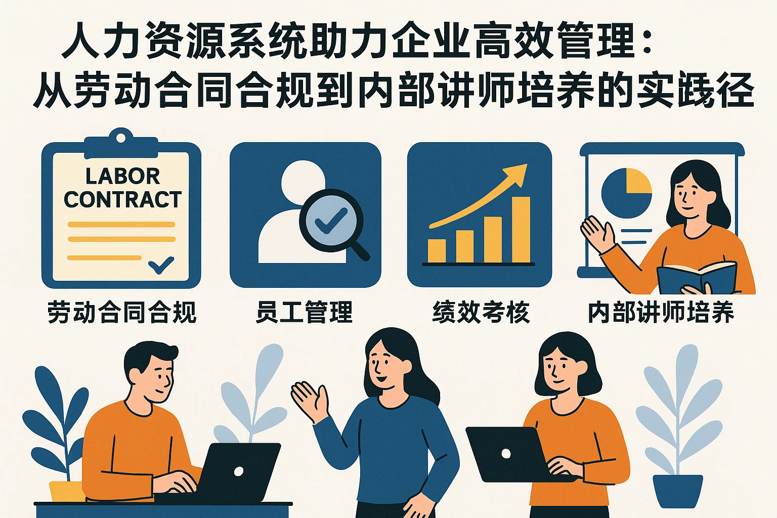 人力资源系统助力企业高效管理：从劳动合同合规到内部讲师培养的实践路径