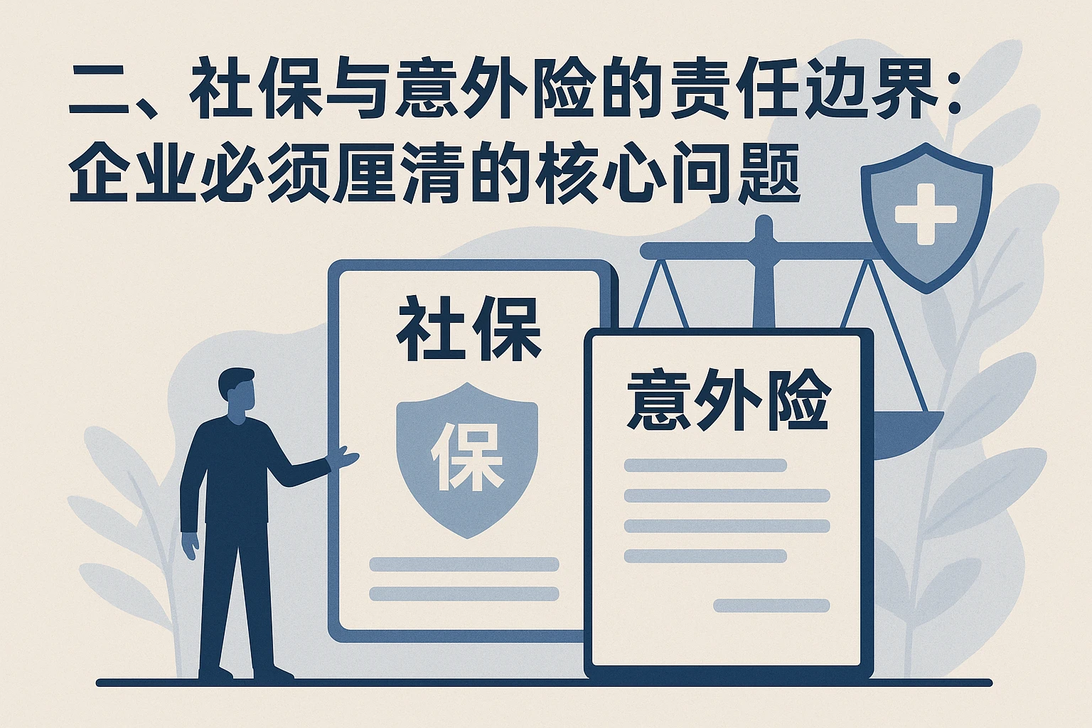 二、社保与意外险的责任边界：企业必须厘清的核心问题