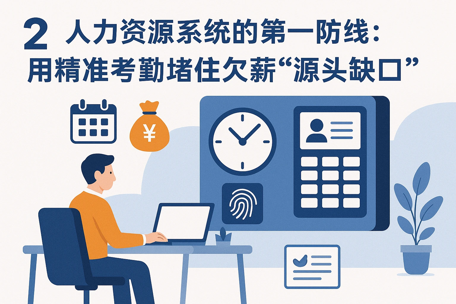 二、人力资源系统的第一防线：用精准考勤堵住欠薪“源头缺口”