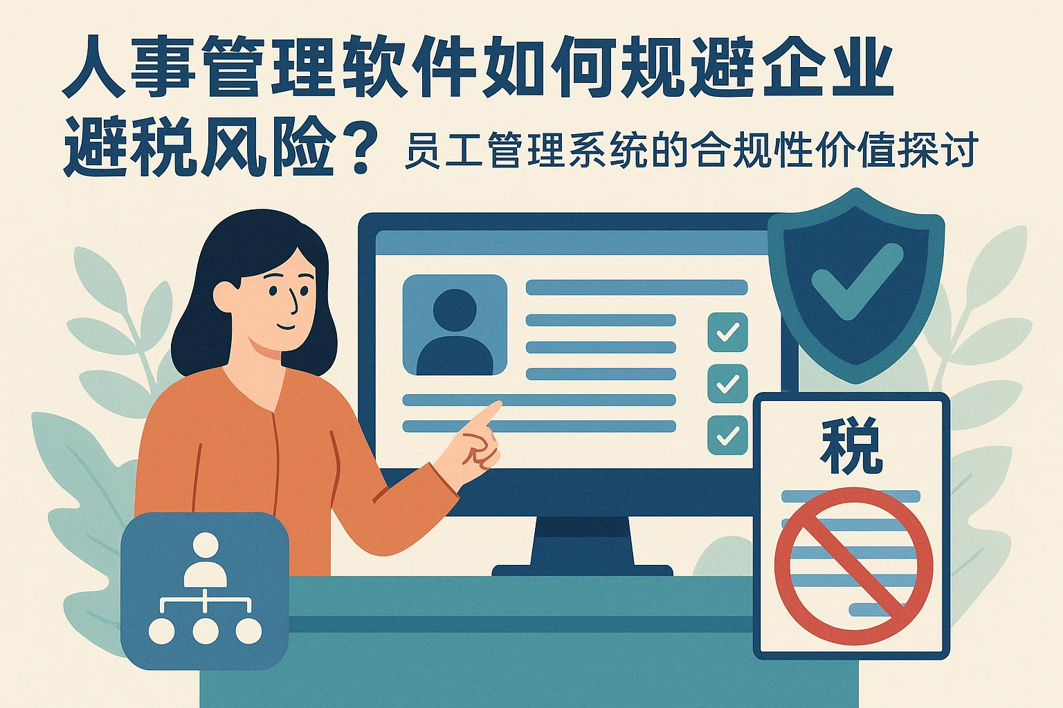 人事管理软件如何规避企业避税风险？员工管理系统的合规性价值探讨