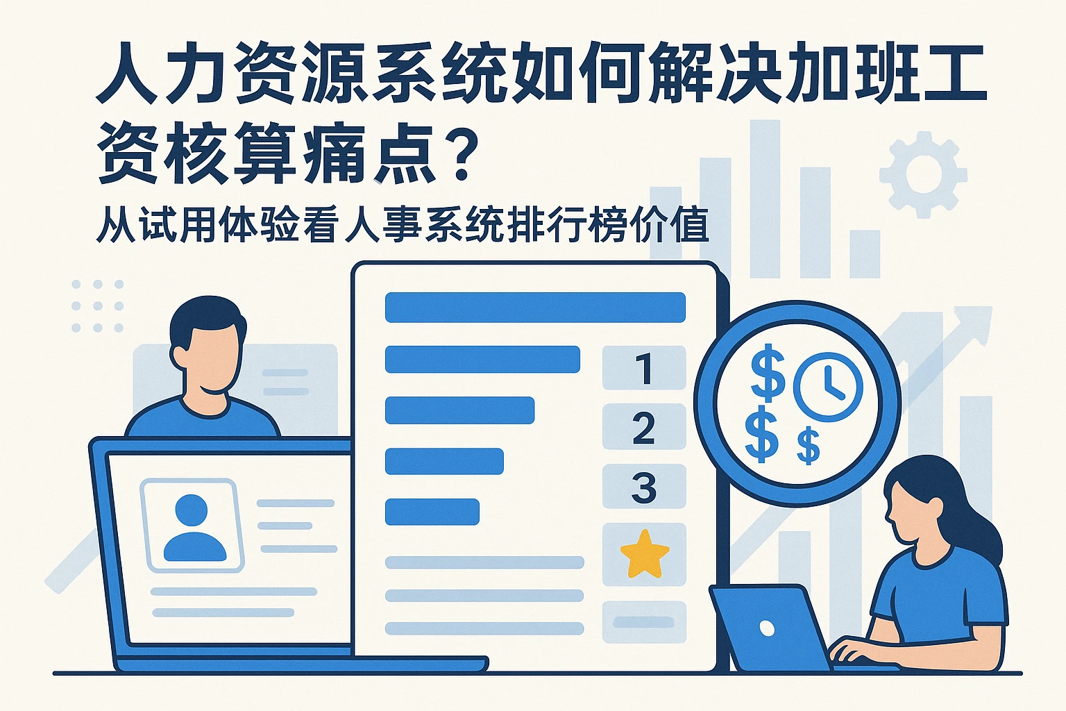 人力资源系统如何解决加班工资核算痛点？从试用体验看人事系统排行榜价值