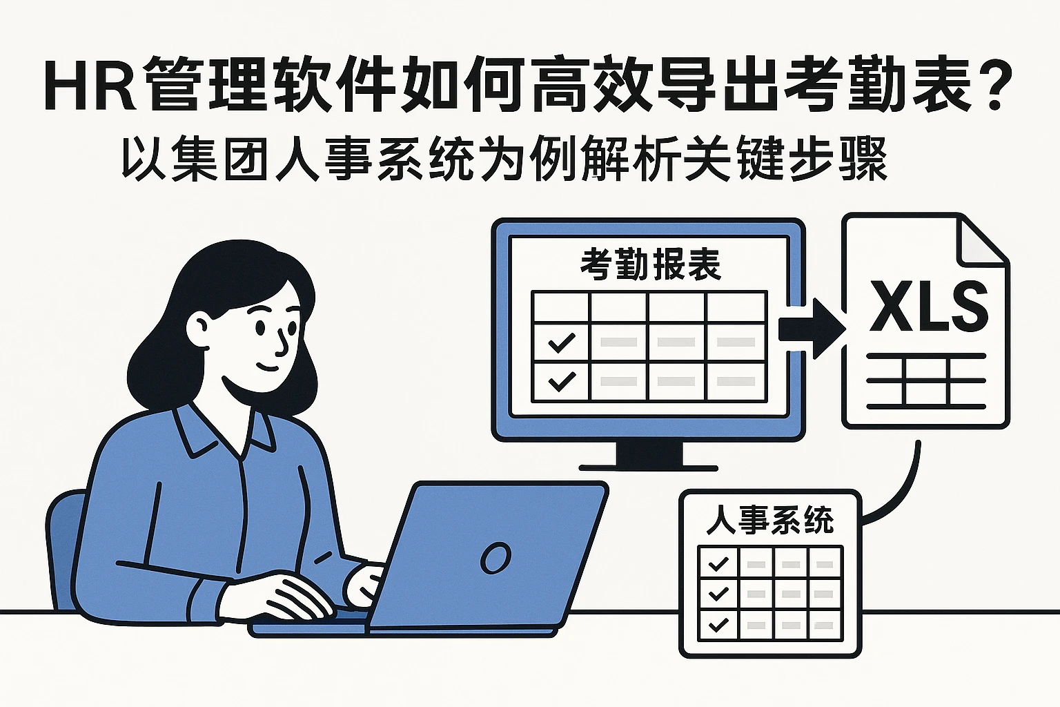 HR管理软件如何高效导出考勤报表？以集团人事系统为例解析关键步骤