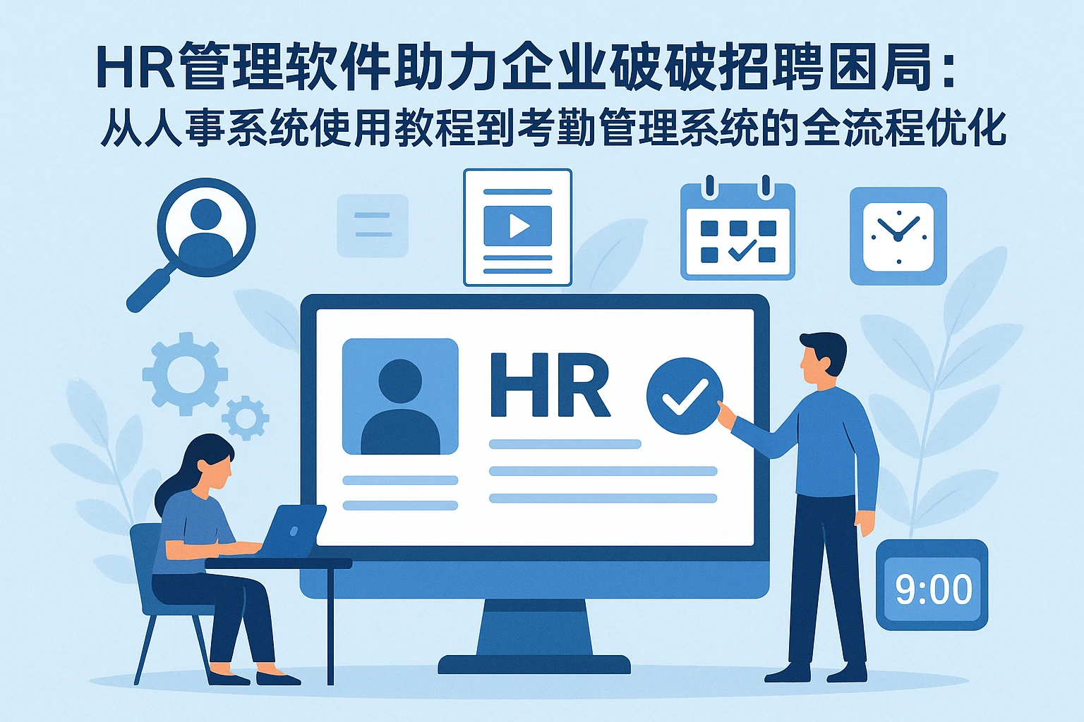 HR管理软件助力企业破解招聘困局：从人事系统使用教程到考勤管理系统的全流程优化