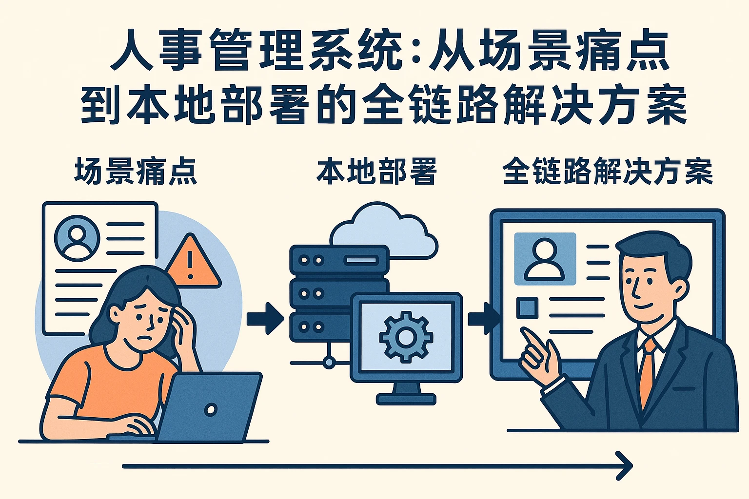 人事管理系统：从场景痛点到本地部署的全链路解决方案