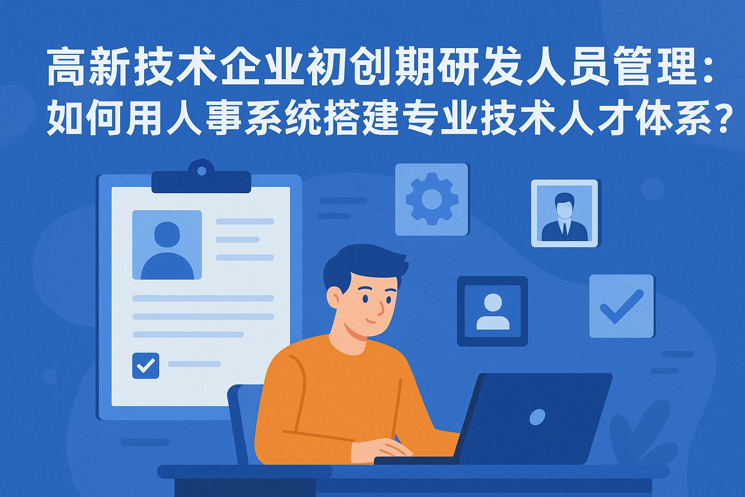 高新技术企业初创期研发人员管理：如何用人事系统搭建专业技术人才体系？