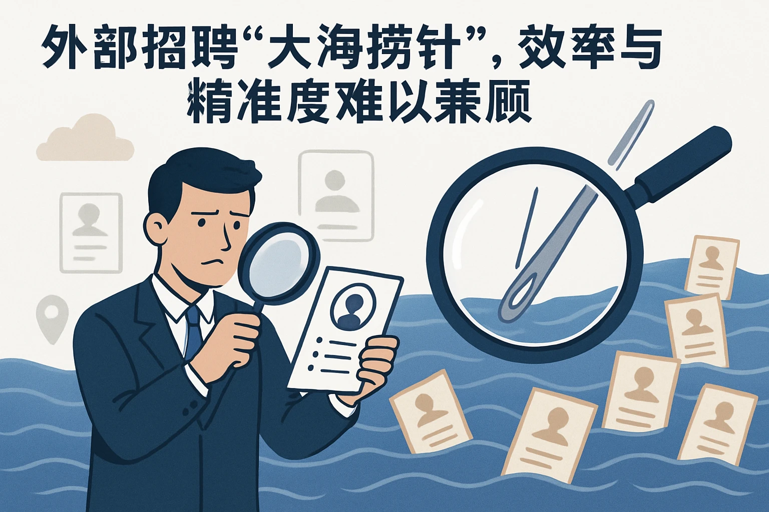 2. 外部招聘“大海捞针”，效率与精准度难以兼顾