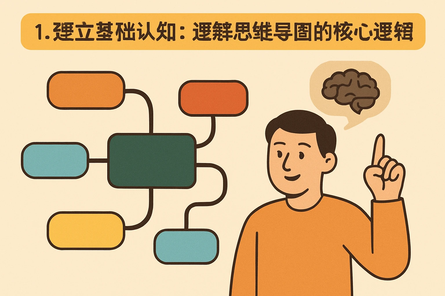 1. 建立基础认知：理解思维导图的核心逻辑