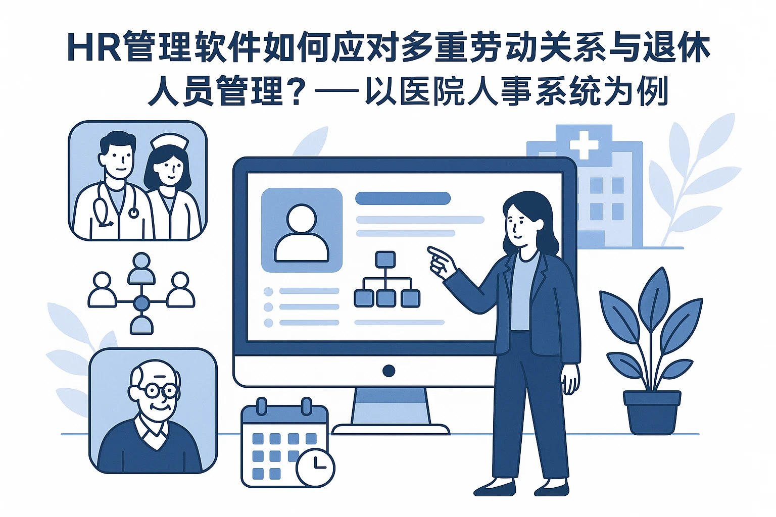 HR管理软件如何应对多重劳动关系与退休人员管理？——以医院人事系统为例