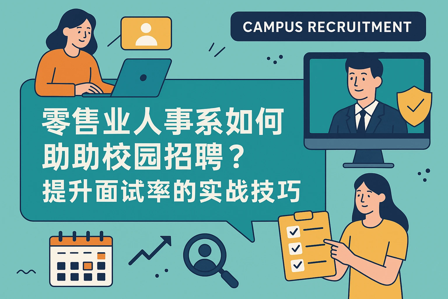 零售业人事系统如何助力校园招聘？提高面试率的实战技巧与工具应用