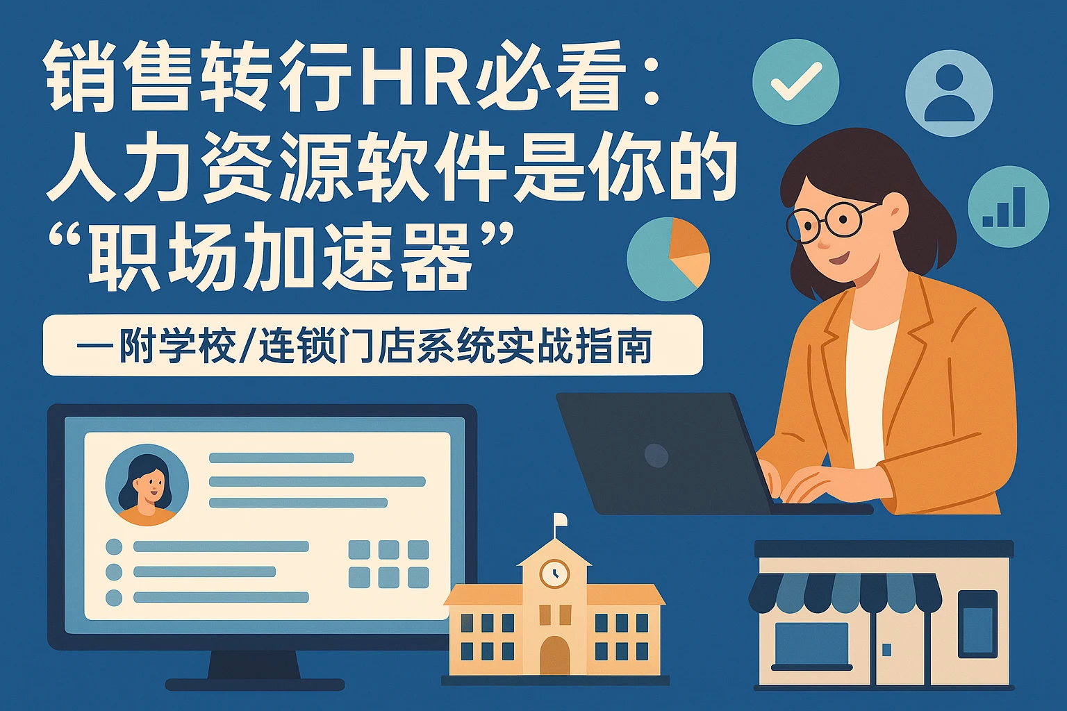 销售转行HR必看：人力资源软件是你的“职场加速器”——附学校/连锁门店系统实战指南
