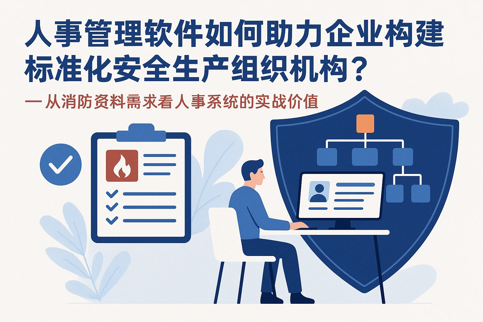 人事管理软件如何助力企业构建标准化安全生产组织机构？——从消防资料需求看人事系统的实战价值