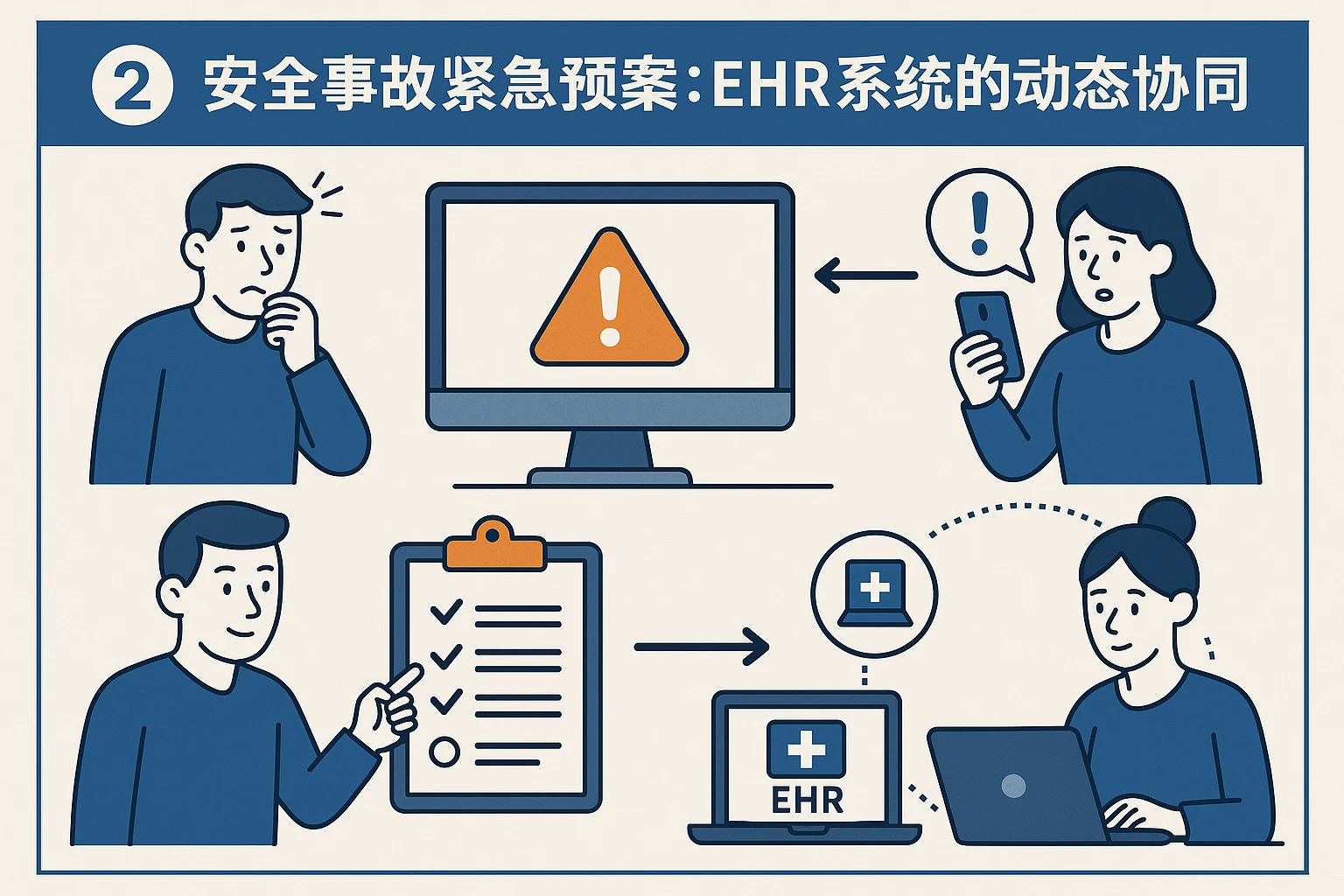 2. 安全事故紧急预案：EHR系统的动态协同