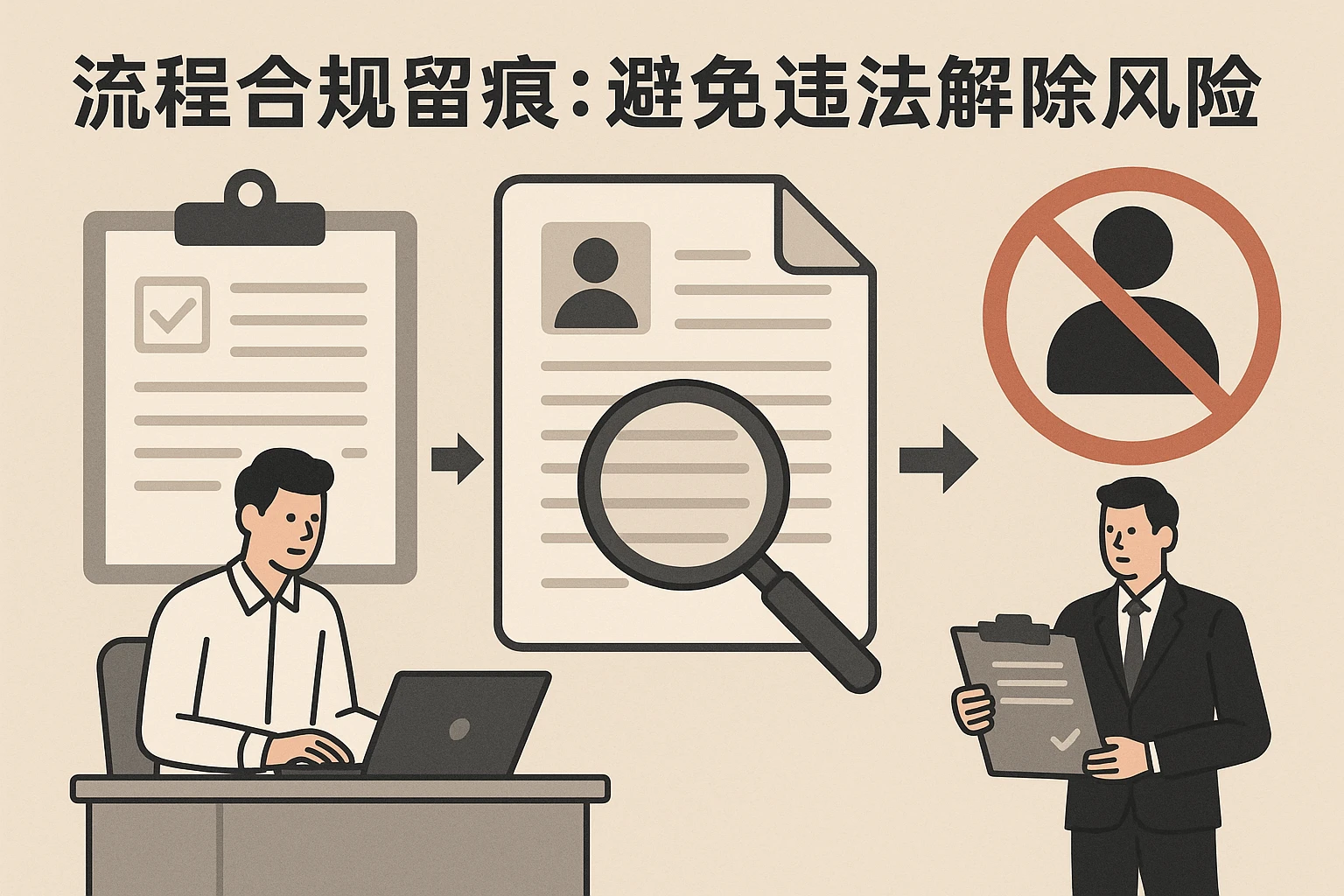 2. 流程合规留痕：避免违法解除风险
