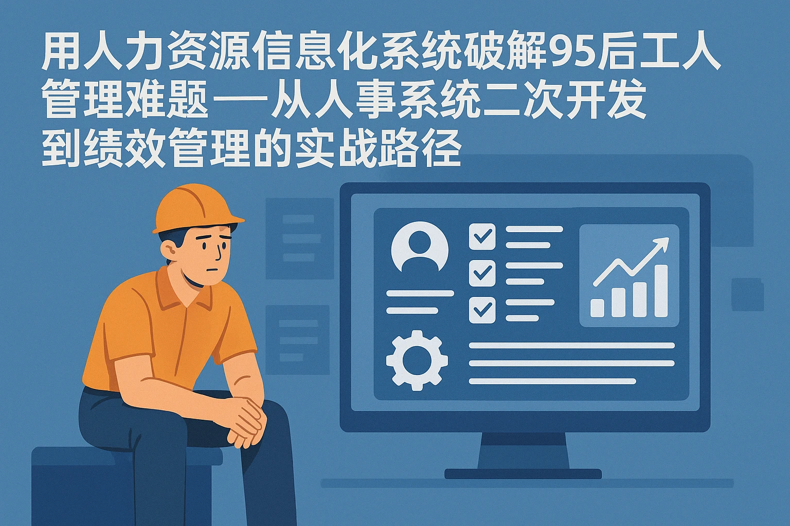 用人力资源信息化系统破解95后工人管理难题——从人事系统二次开发到绩效管理的实战路径