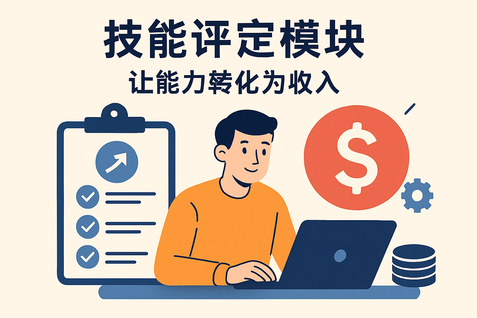 1. 技能评定模块:让能力转化为收入