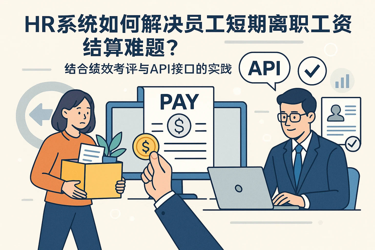 HR系统如何解决员工短期离职工资结算难题？结合绩效考评与API接口的实践方案