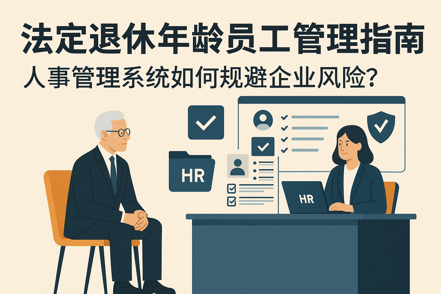 法定退休年龄员工管理指南：人事管理系统如何规避企业风险？