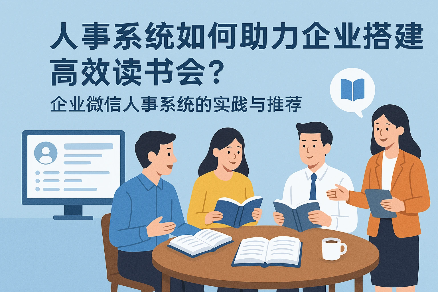 人事系统如何助力企业搭建高效读书会？企业微信人事系统的实践与推荐