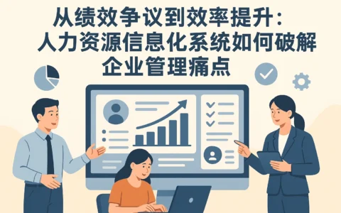 从绩效争议到效率提升：人力资源信息化系统如何破解企业管理痛点