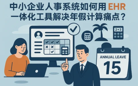 中小企业人事系统如何用EHR一体化工具解决年假计算痛点?