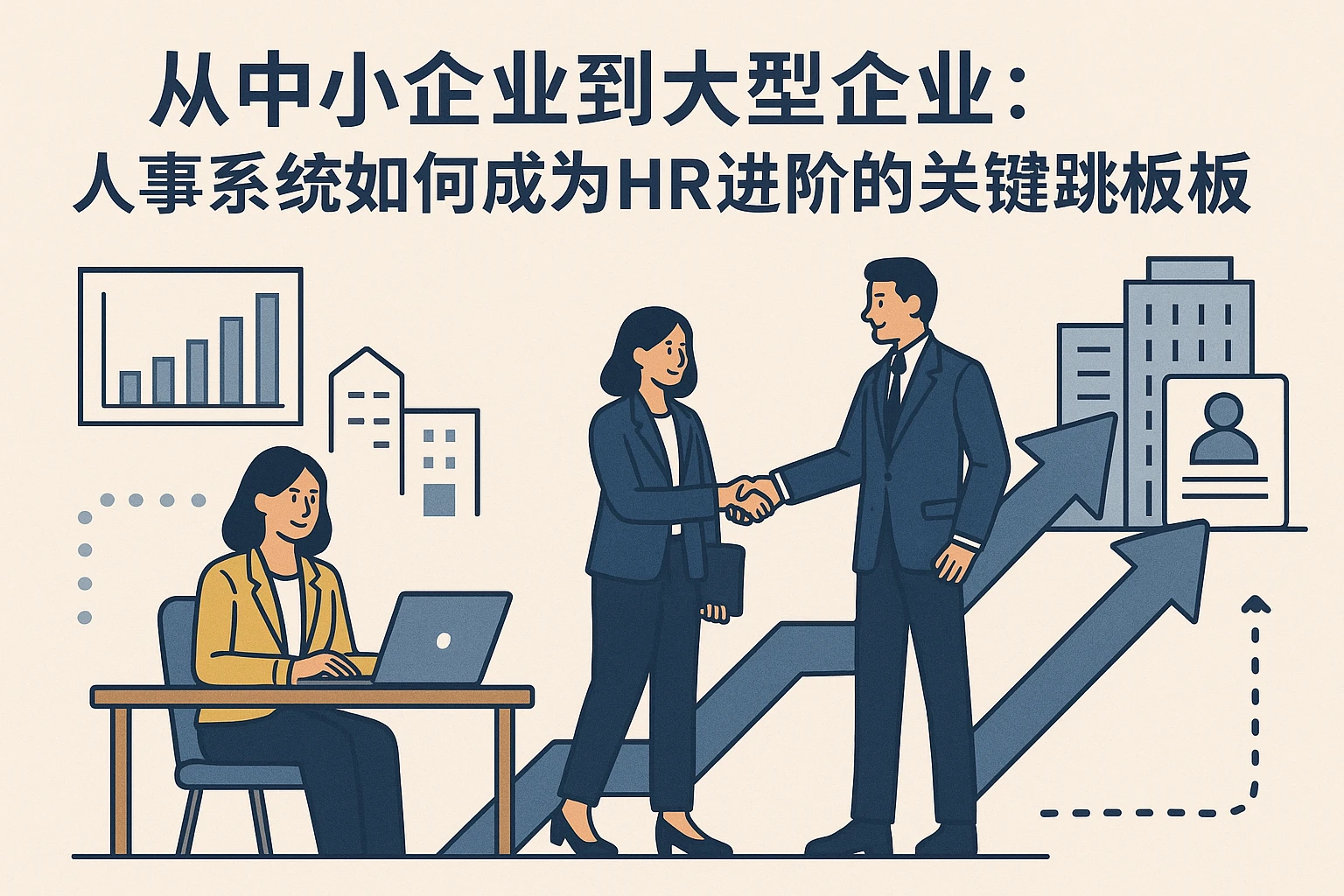 从中小企业到大型企业：人事系统如何成为HR进阶的关键跳板