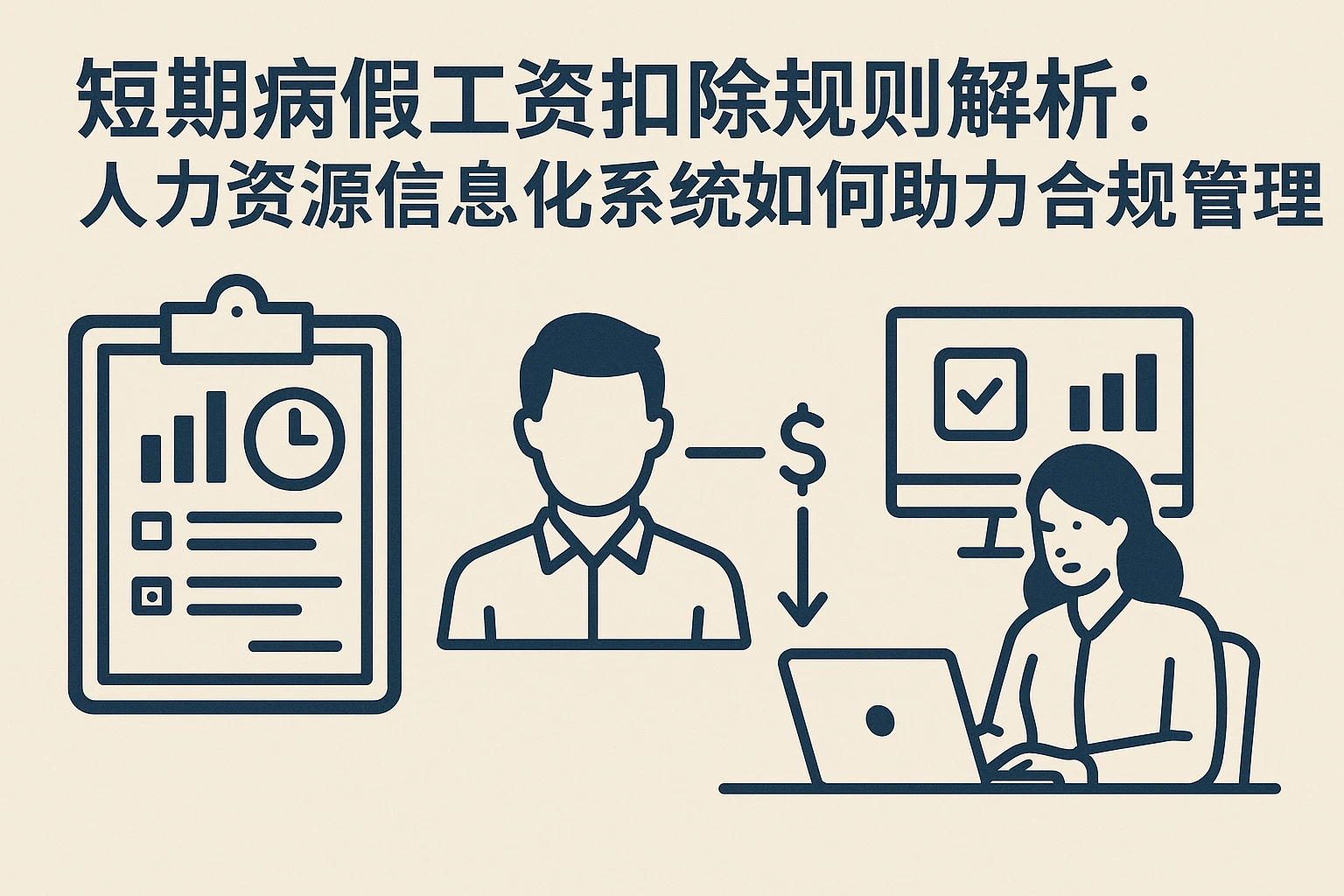 短期病假工资扣除规则解析：人力资源信息化系统如何助力合规管理