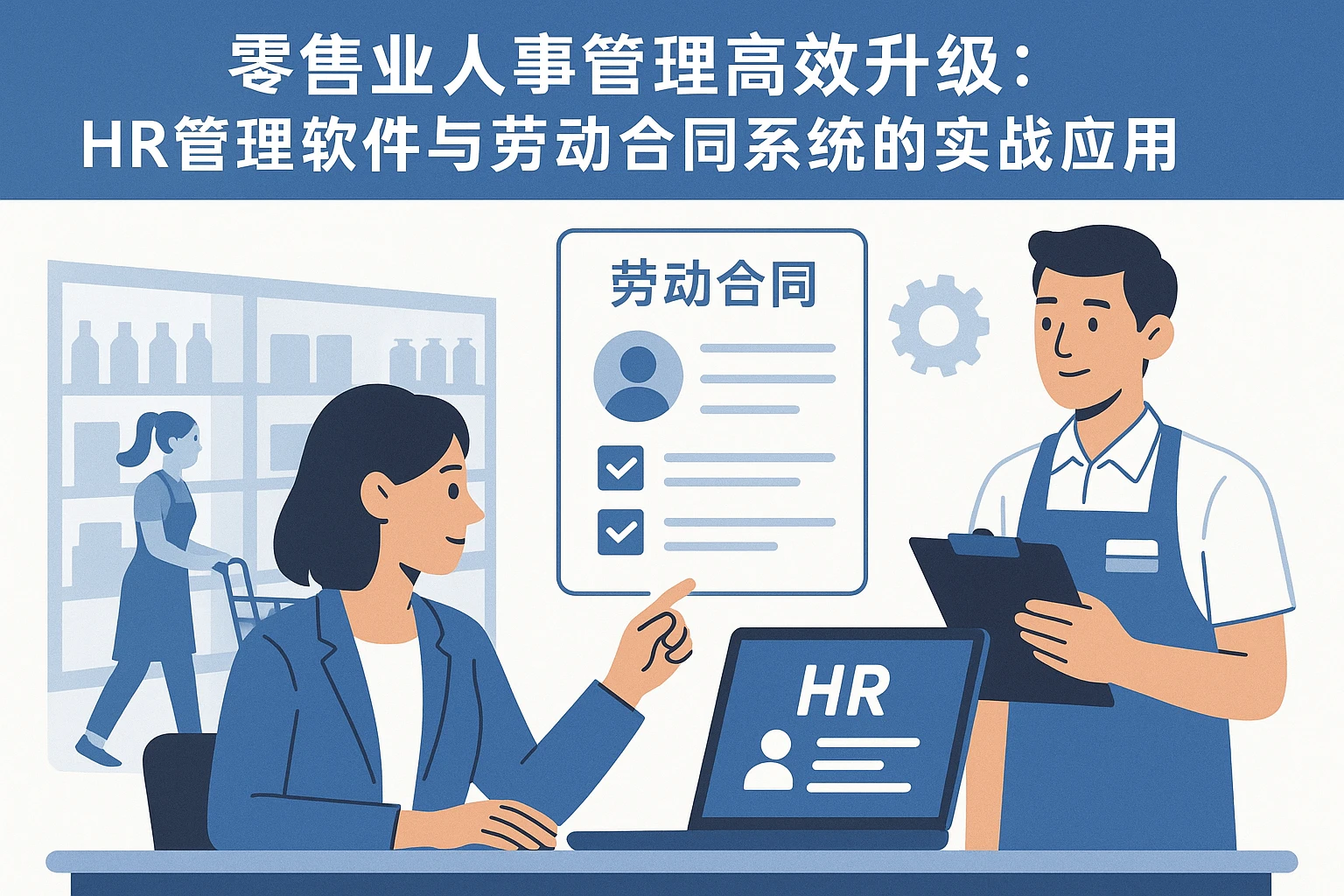 零售业人事管理高效升级：HR管理软件与劳动合同系统的实战应用
