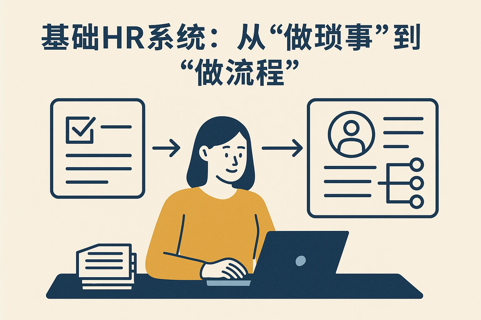 2. 基础HR系统：从“做琐事”到“做流程”