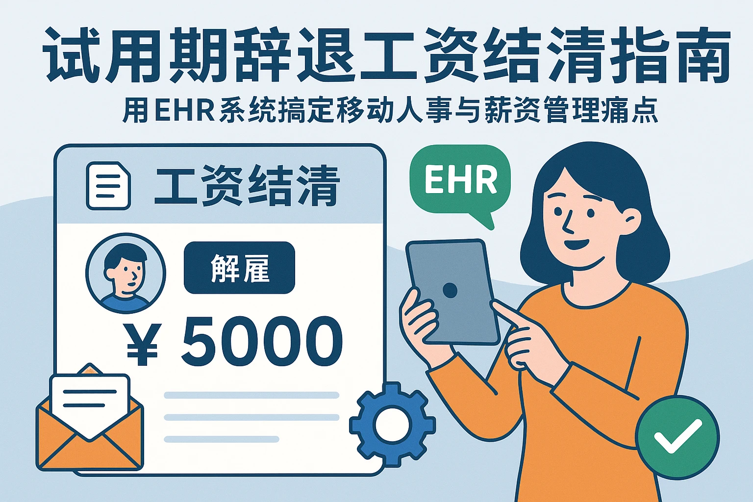 试用期辞退工资结清指南：用EHR系统搞定移动人事与薪资管理痛点