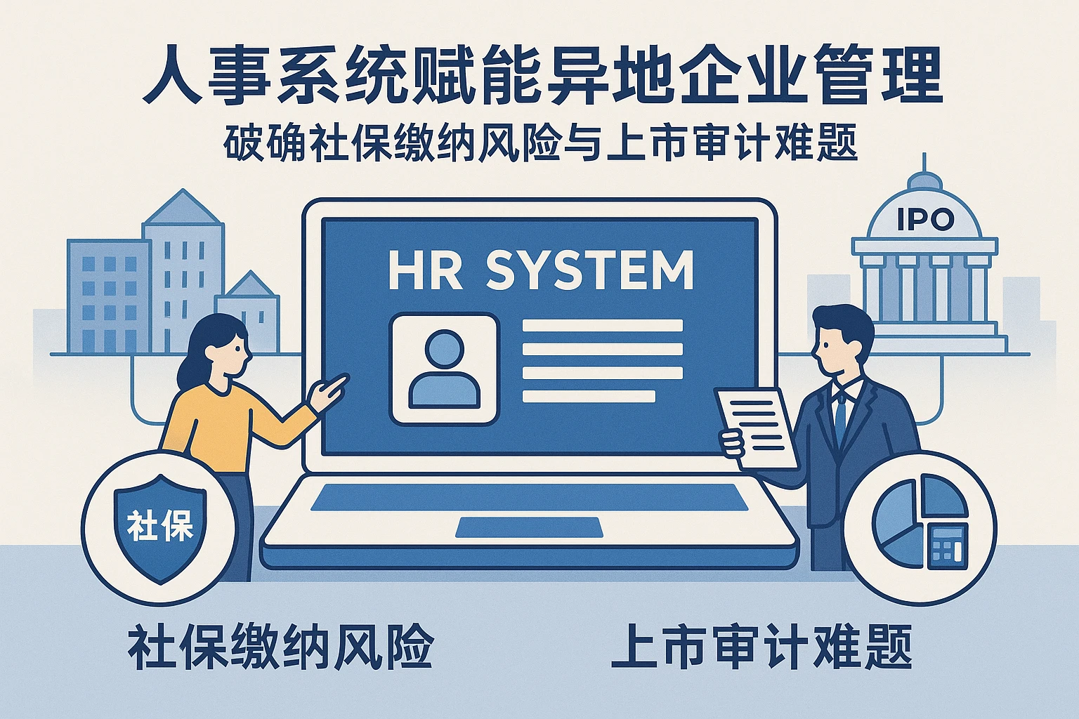 人事系统赋能异地企业管理：破解社保缴纳风险与上市审计难题