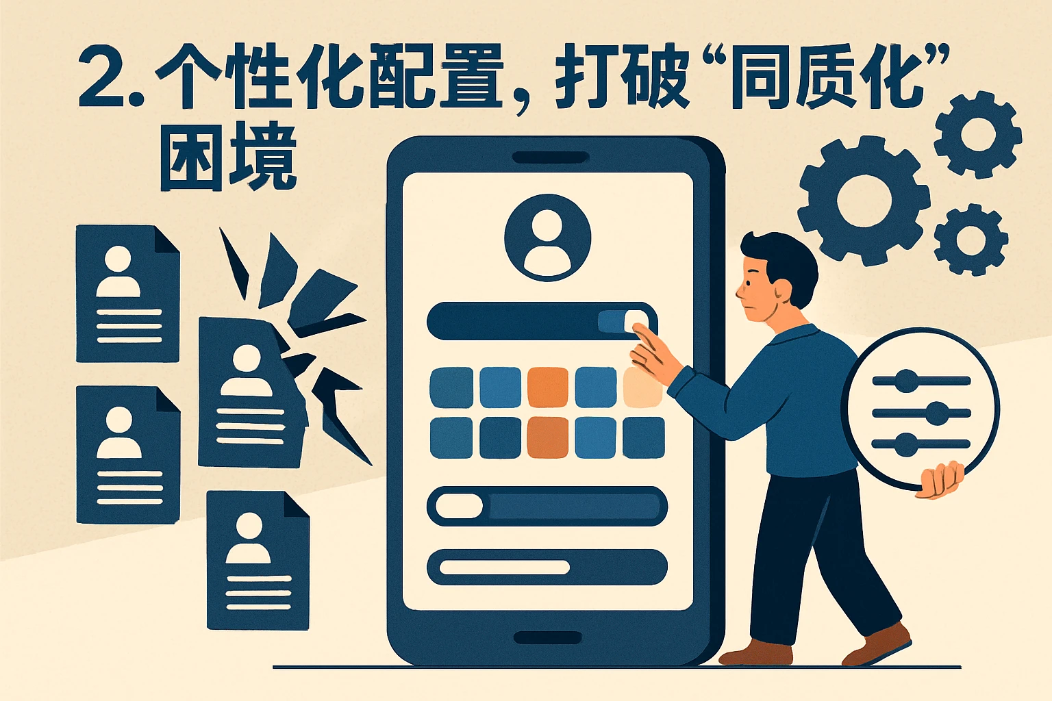 2. 个性化配置，打破“同质化”困境