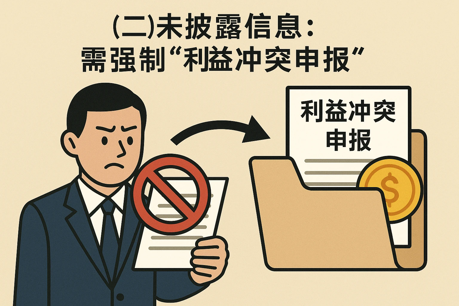 （二）未披露信息：需强制“利益冲突申报”
