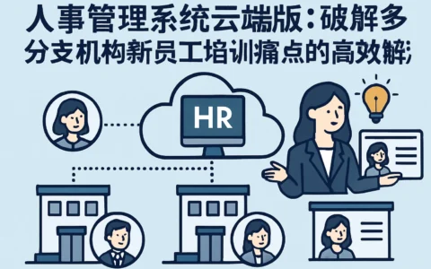 人事管理系统云端版：破解多分支机构新员工培训痛点的高效解法