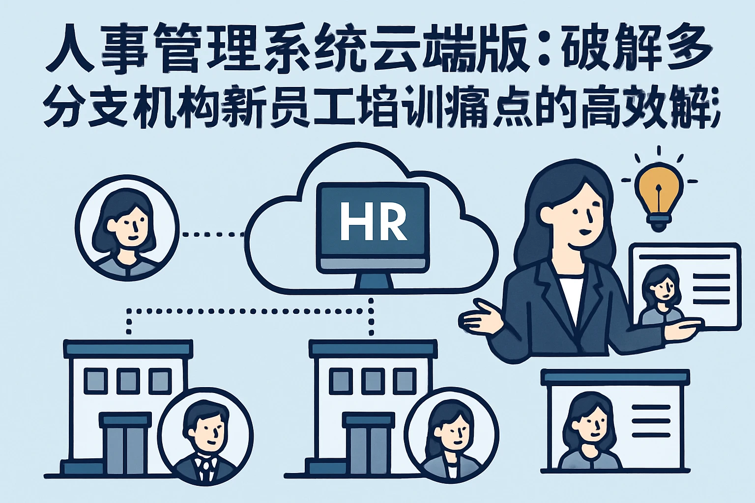 人事管理系统云端版：破解多分支机构新员工培训痛点的高效解法