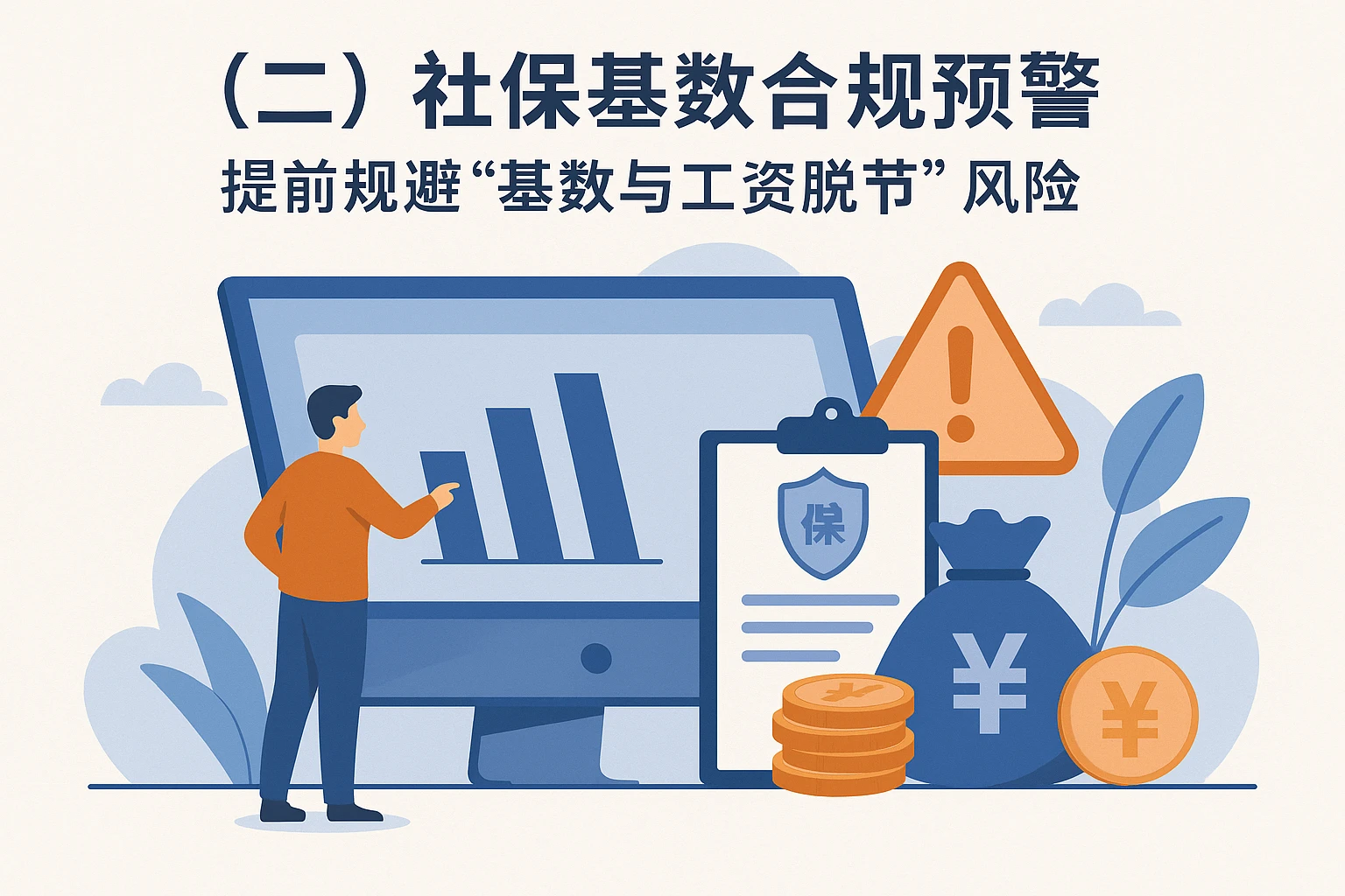 （二）社保基数合规预警：提前规避“基数与工资脱节”风险