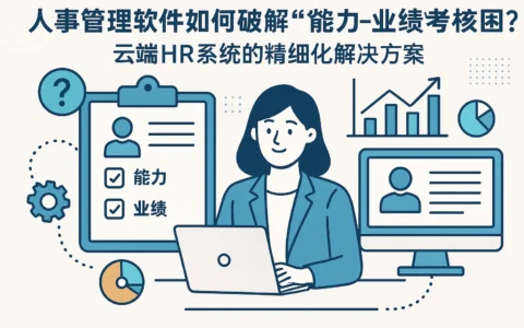 人事管理软件如何破解“能力-业绩”考核困局？云端HR系统的精细化解决方案