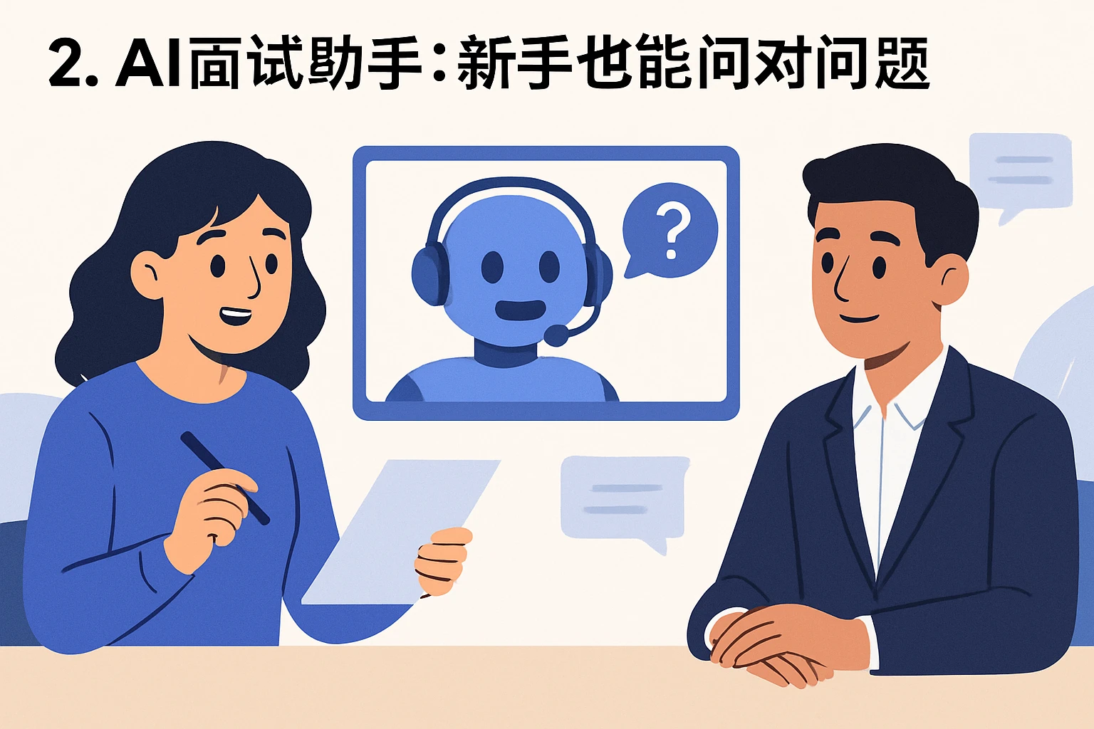 2. AI面试助手：新手也能问对问题