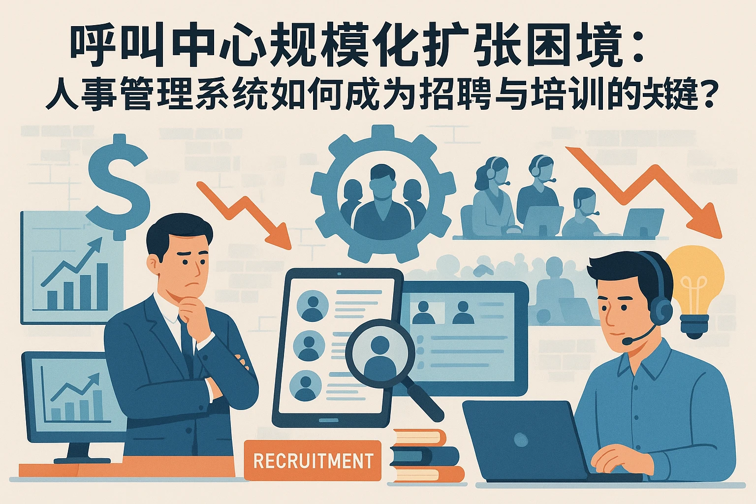 呼叫中心规模化扩张困境：人事管理系统如何成为招聘与培训的破局关键？