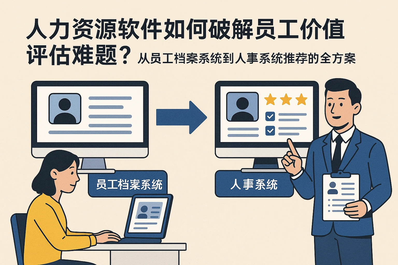 人力资源软件如何破解员工价值评估难题？从员工档案系统到人事系统推荐的全方案