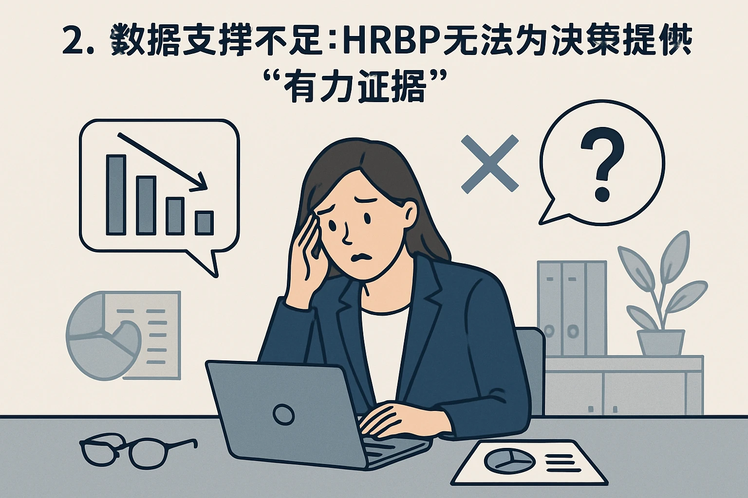 2. 数据支撑不足：HRBP无法为决策提供“有力证据”