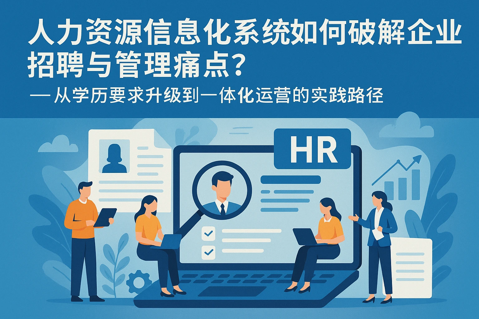 人力资源信息化系统如何破解企业招聘与管理痛点？——从学历要求升级到一体化运营的实践路径