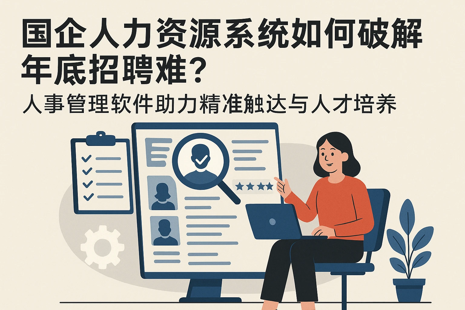 国企人力资源系统如何破解年底招聘难？人事管理软件助力精准触达与人才培养