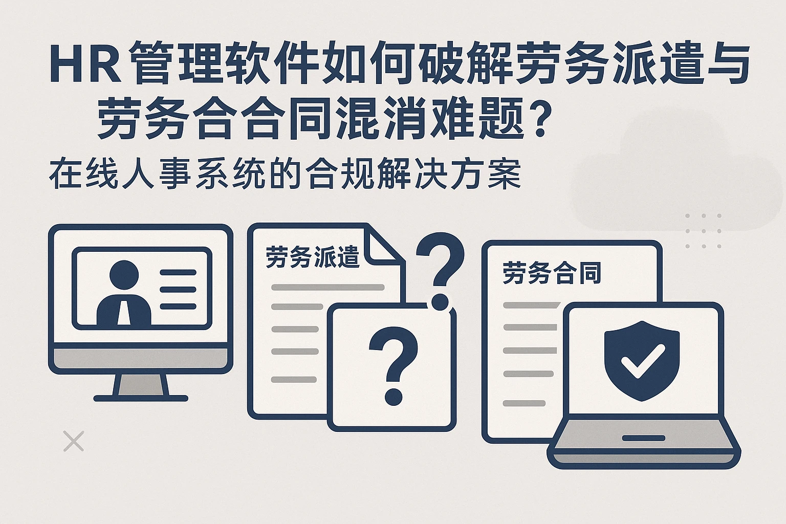 HR管理软件如何破解劳务派遣与劳务合同混淆难题？在线人事系统的合规解决方案