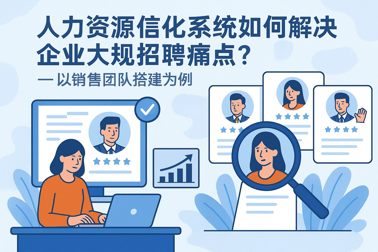 人力资源信息化系统如何解决企业大规模招聘痛点？——以销售团队搭建为例