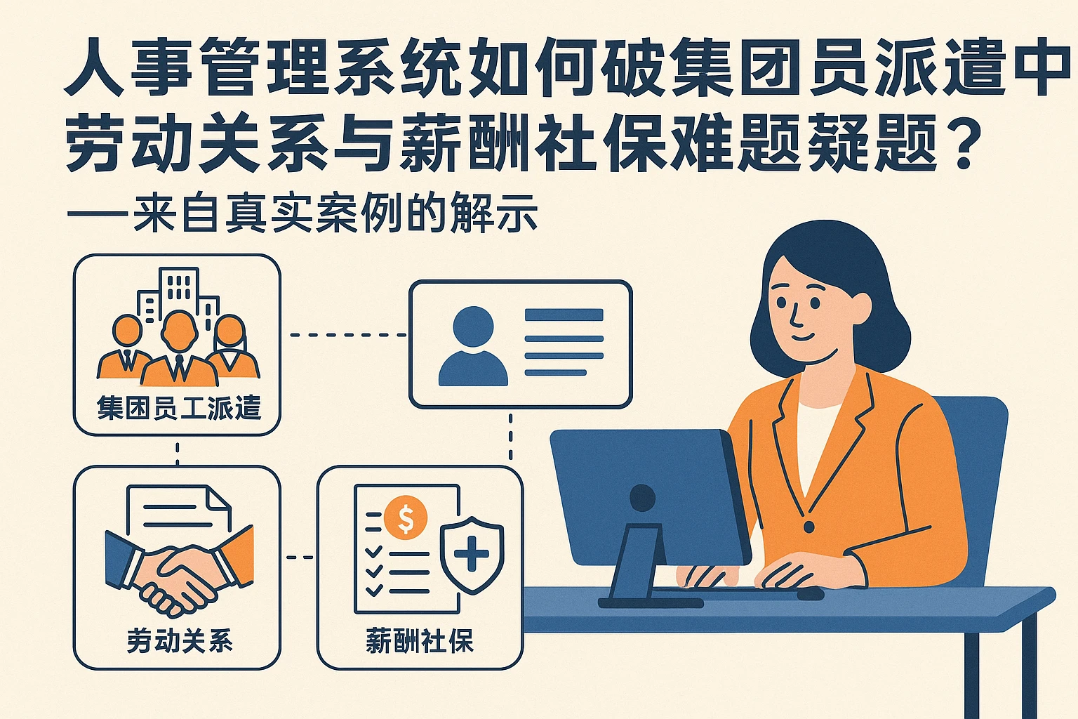 人事管理系统如何破解集团员工派遣中的劳动关系与薪酬社保难题？——来自真实案例的启示